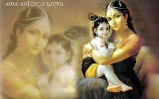 Krishna with yashoda