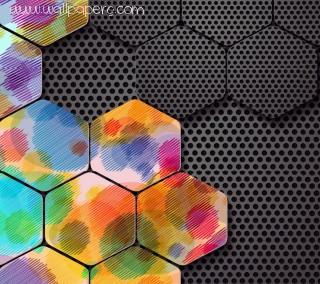 3d hexagons