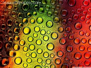 Colorful waterdrops wallp