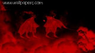 Dark red wings