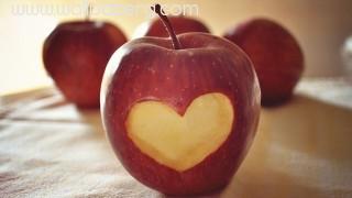 Abstract apple love