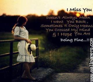 I miss you(2)(3)