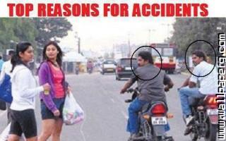 Road accident reason funny