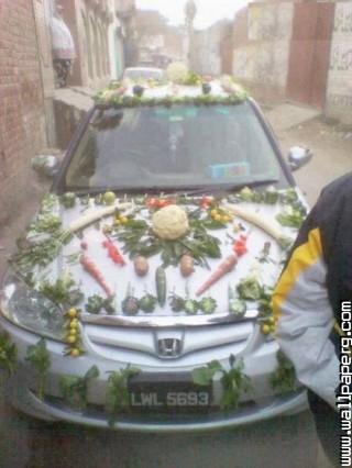 Wedding cars funny style