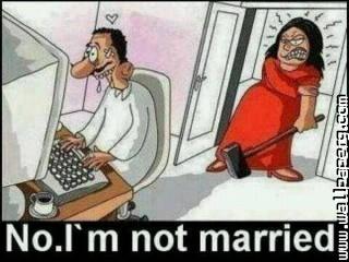 Married man angry wife