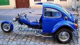 Bike with car funny engineering