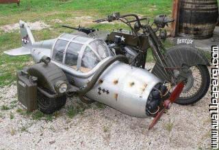 Motorcycle with sidecar f