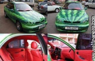 Watermelon car painting