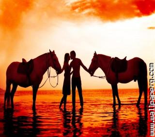 Couple on beach