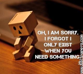 Sorry from my heart