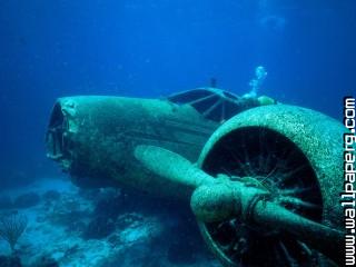 Sunken plane, aruba