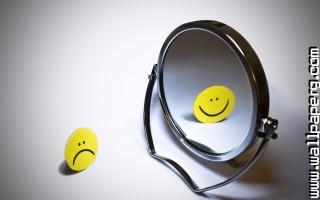 Funny mirrors smiley smil