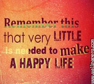 Happy life
