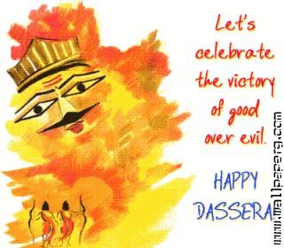 Happy dussehra celebrate