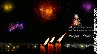 Happy diwali fire forks wallpaper