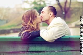 Kiss on chair