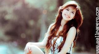 Cute girl with a cute smile