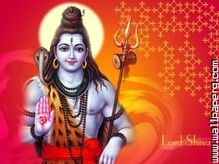 Lord shiva red wallpaper