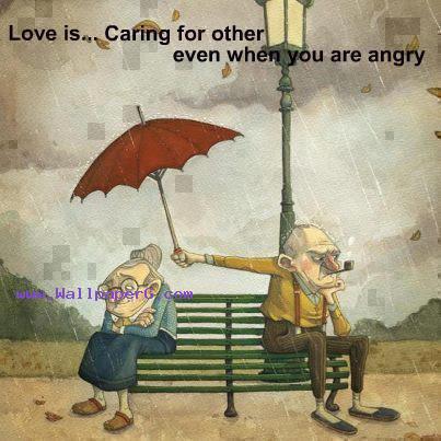 Love is... caring for other