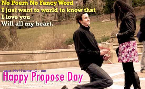 Happy propose day 01