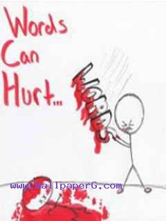 Words can hurt