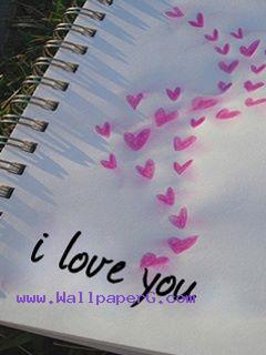Love on notepad