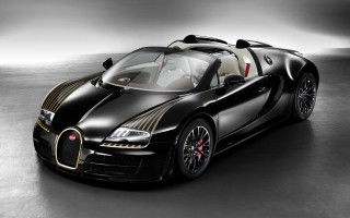 Bugatti veyron grand sport vitesse legend black bess 2014