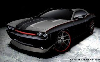 Dodge challenger back