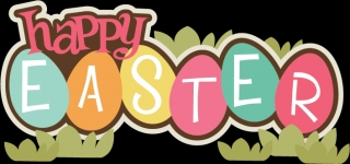 Happy easter transparent wallpaper