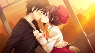 Anime romantic wallpaper