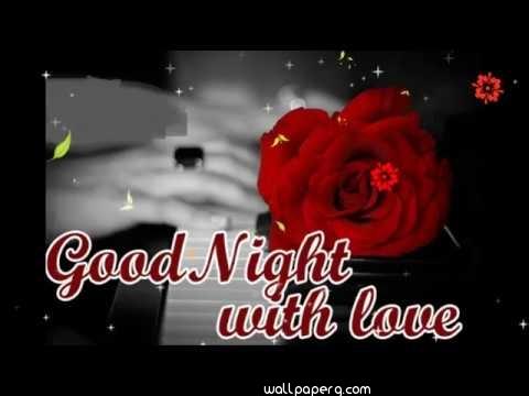 Good night with love whatsapp wallpaper