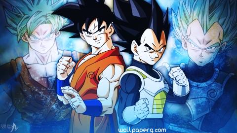 Goku and vegeta dragon ball super