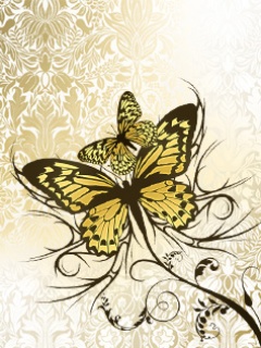 Golden butterfly