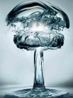 Water explosion