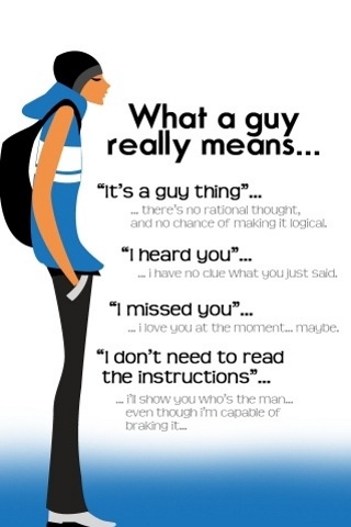 Guy really means