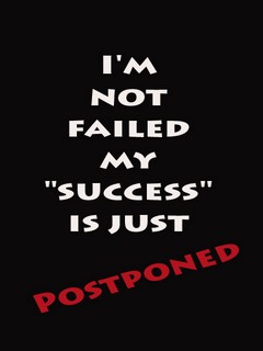 Just postponed