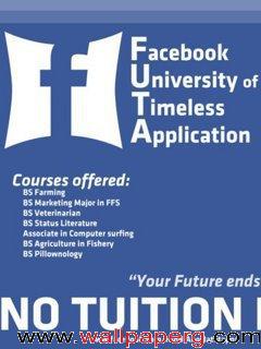 No tuition facebook faltu