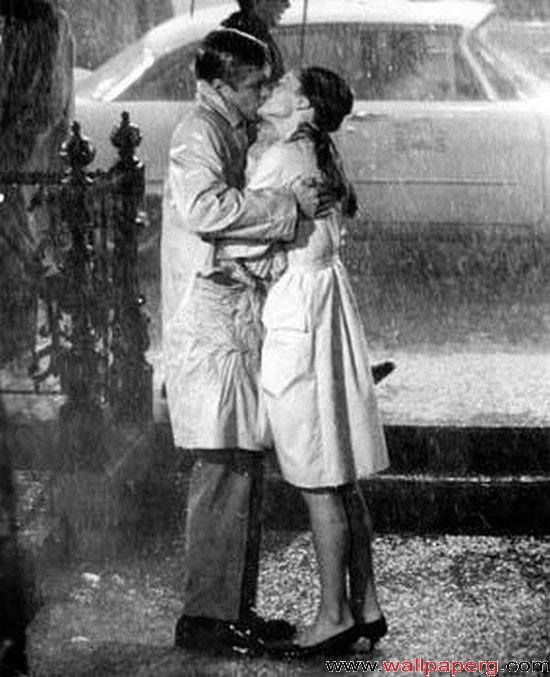 Kissing in rain 3