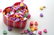 Colourful hearts