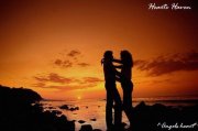 Couple in sunset 1