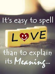 Easy to spell love