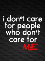 I dont care