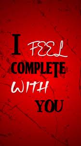 I feel complete with you2