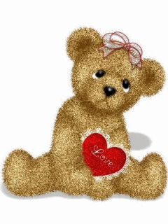 Animated teddy love