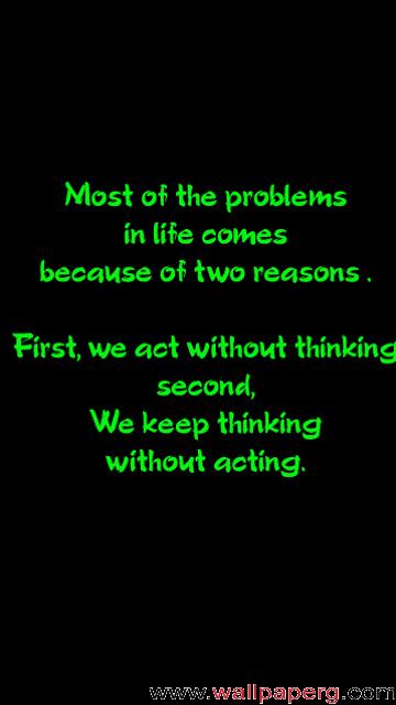 Act and thinking