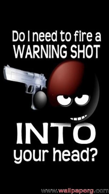 Warning shot