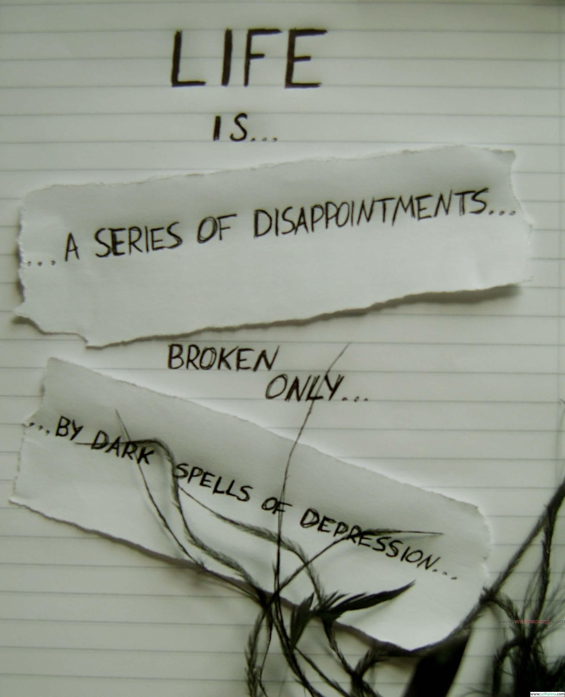 Series of disappointments