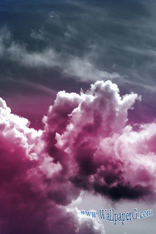 Pink clouds