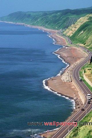 Coast along the border