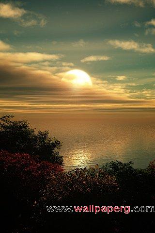 Horizon sunset